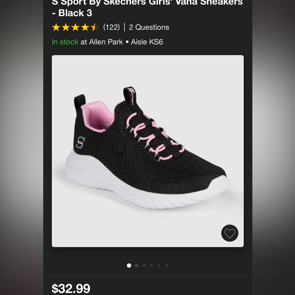 New girls shoes